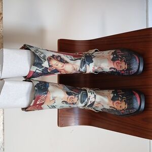 Brand New Womens Penny Loves Kenny Vintage Very Rare  Marilyn Monroe Boots